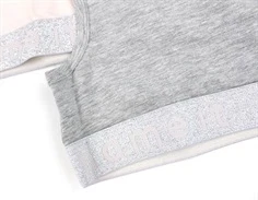 Name It barely pink/grey melange glitter short tank top (2-pak)